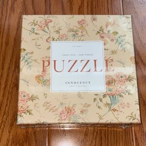Innocence Floral Jigsaw Puzzle - Cream Floral Design 100 piece